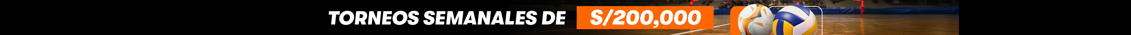 S/200,000 Torneo deportivo semanal